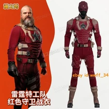 Thunderbolts* Red Guardian Jumpsuits Outfit Cosplay Costume Halloween Full Set