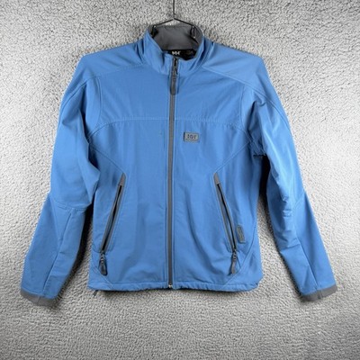 Helly Hansen Interface B Small Tech Rain Jacket Blue small stain mens