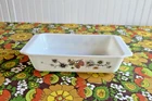 Vintage Pyrex Golden Pinecone Rectangle Casserole Dish