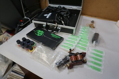 Tattoo Machines & Kit With Brand New Supplies Dragonhawk