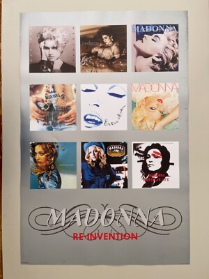 Madonna ポスター MADONNA,'RE INVENTION' AUTHENTIC LICENSED 2004 POSTER | eBay
