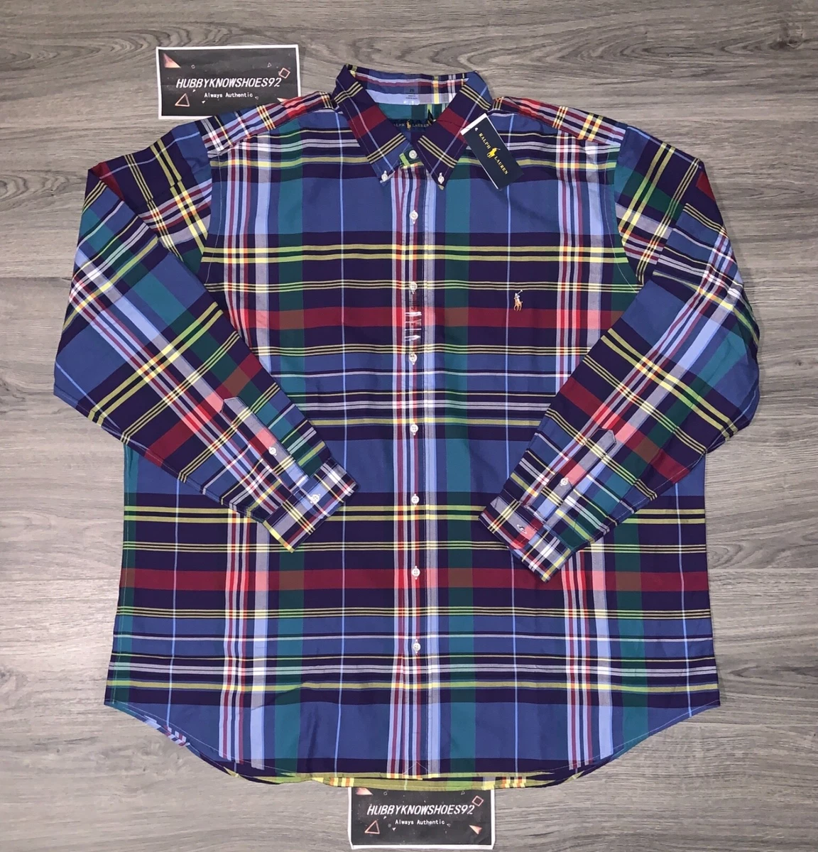 Polo multi colored button down sale