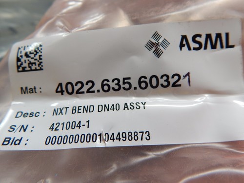ASML 4022.635.60321 NXT Bend DN40 Assembly New - Picture 5 of 5