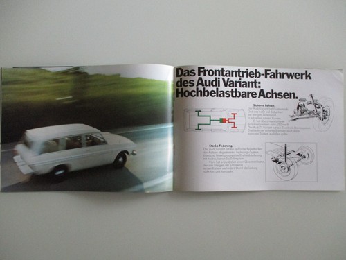 Audi 60 Variant 75 Variant Die Wirtschaftlichen Prospekt brochure 1969 - Bild 5 von 8