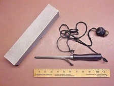 Antique REX ELECTRIC 110 VOLT CURLING IRON w/SOCKET PLUG-IN Original Box LQQK! 