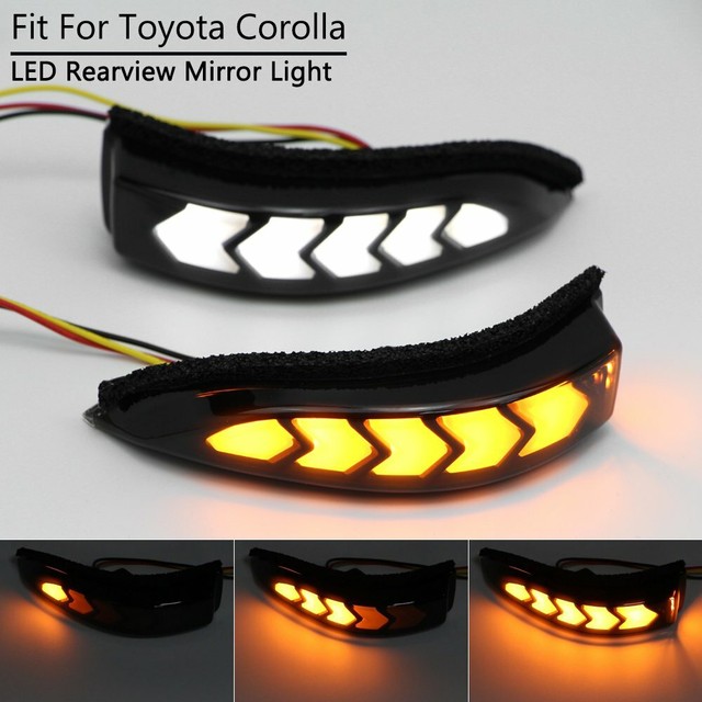 For Toyota Prius C Yaris Avalon 2013-2017 Side Mirror Indicator Turn Light Smoke | eBay