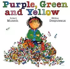 Purple, Green and Yellow (Munsch for Kids) - Paperback - VERY GOOD