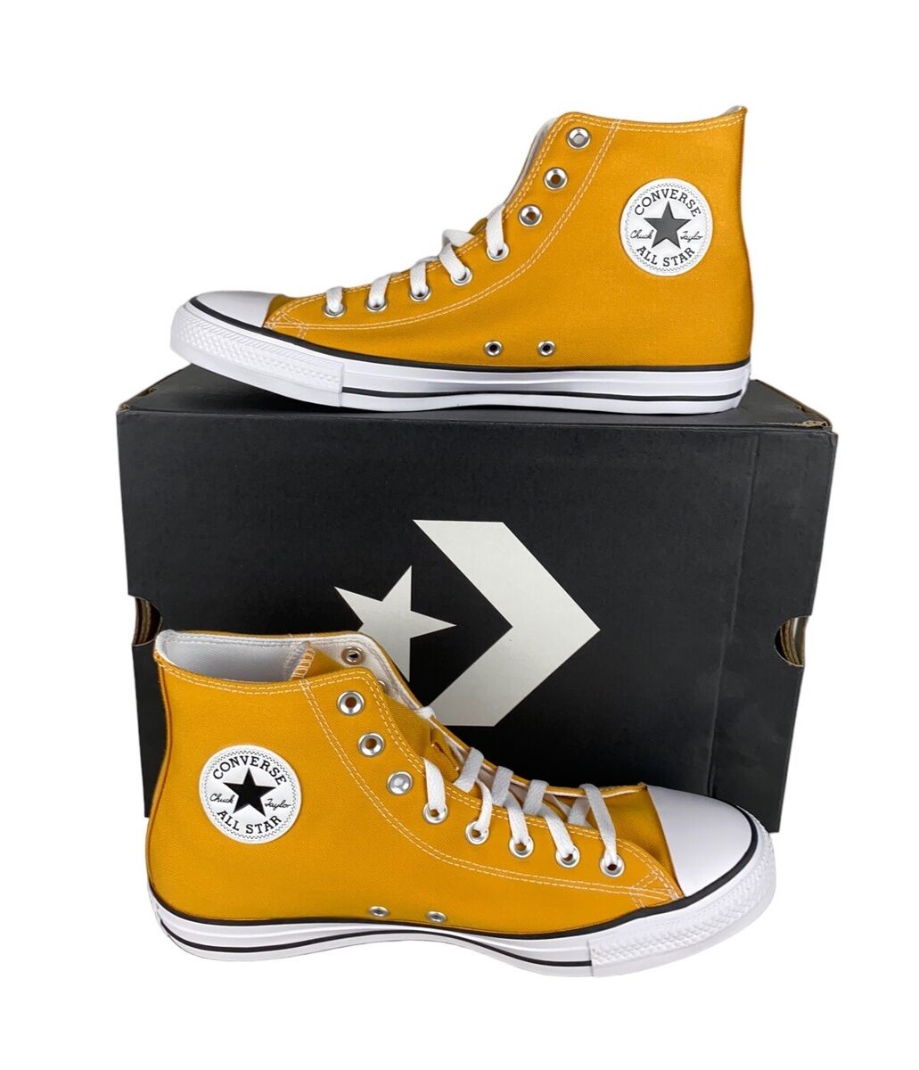 NEW Converse Chuck Taylor All Star Hi Sunflower Yellow Shoes NEW Converse Chuck Taylor All Star Hi Sunflower Yellow Shoes