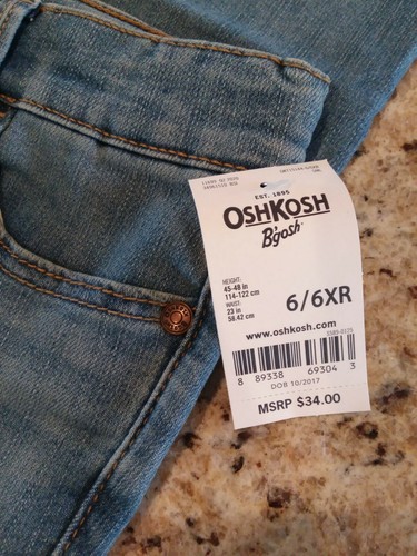 Girl's Osh Kosh B'Gosh Bootcut Jeans in Size 6/6XR Sku #6 - Picture 5 of 6