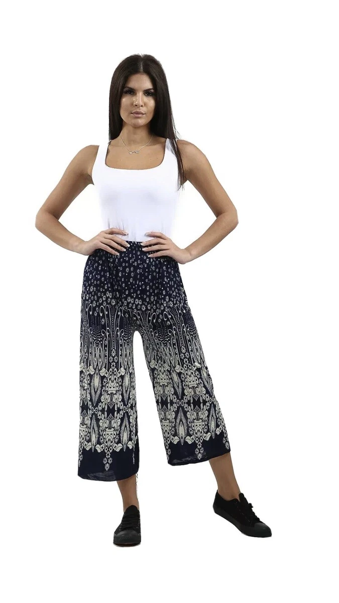 3 quarter hotsell palazzo pants