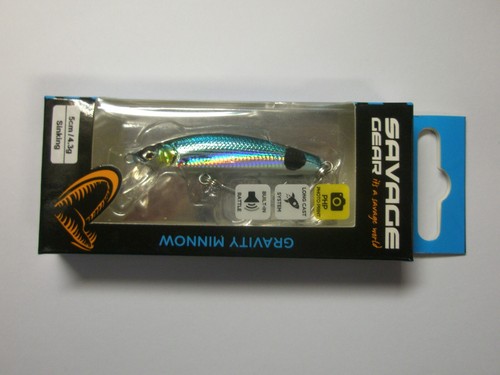 Savage Gear Gravity Minnow Leurres Durs TOUTES VARIÉTÉS Matériel De Pêche En Mer - Picture 6 of 9