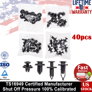 40PCS Car Push Retainer Pin Body Bumper Rivet Trim Moulding Clip Accessories Kit