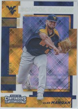 2019 Contenders Draft School Colors Diamond #2 Alek Manoah Blue Jays RC 10/15