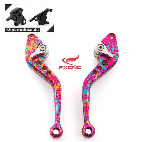 CNC Camouflage Brake Clutch Levers Adjust For Suzuki GSXR600 GSXR750 2004-2005 - Picture 1 of 14