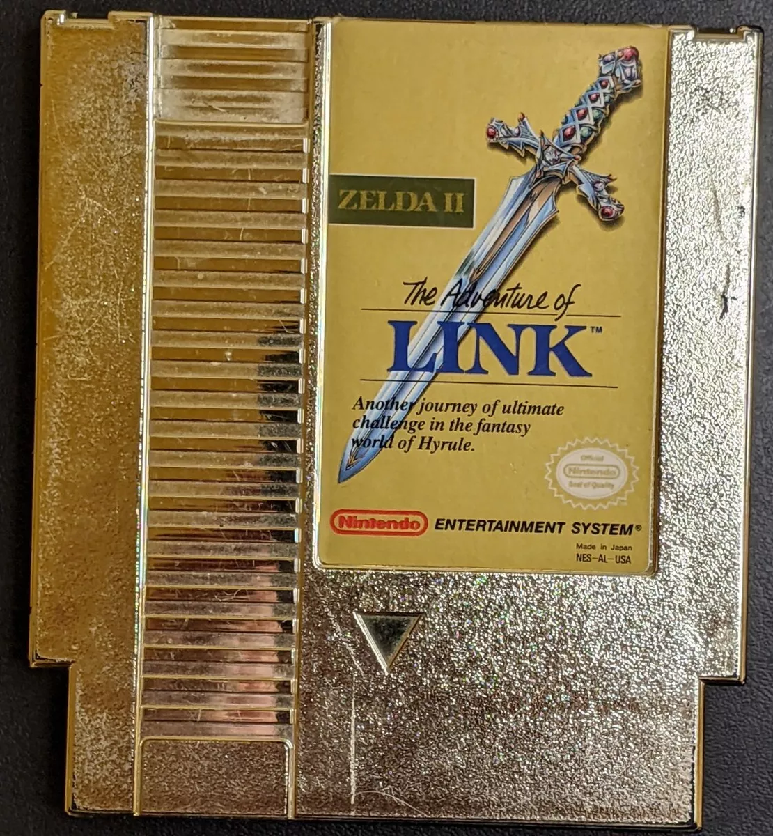 The Legend of Zelda -- NES Nintendo Authentic GOLD Original RPG 5