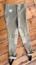 SIGMA Jodhpurs Beige* Childs  sz 12 VGC w/ Cuffs Pull On