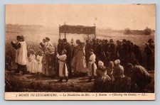 c1905 Luxembourg Museum The Blessing Of The Wheat J. Breton ANTIQUE Postcard