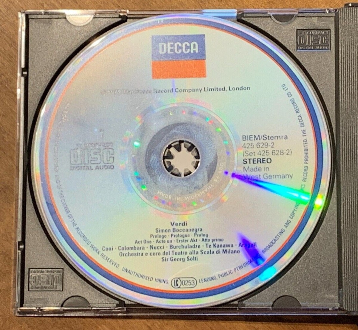 その他 Simon Boccanegra [CD] G. Verdi, Massimo Zanetti, Wiener Symphoniker, Thomas