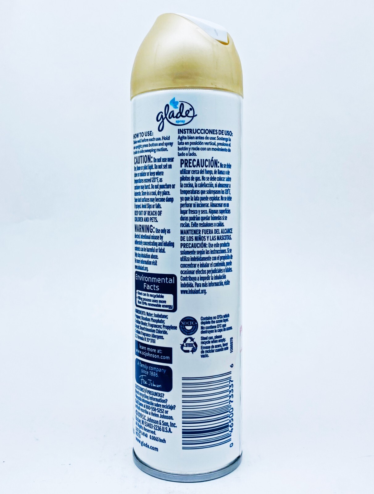 3 Glade WHITE TEA LILY Air Freshener Room Spray 8 oz Eliminate Odors eBay