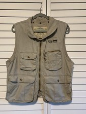 VTG Banana Republic Vest Men Small Safari Travel Photography Fishing Hunting