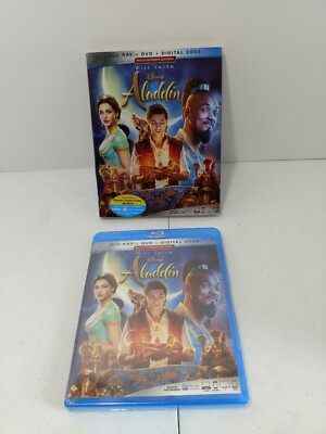 Aladdin [Live Action] (Blu-ray + DVD 2019) with Slipcover