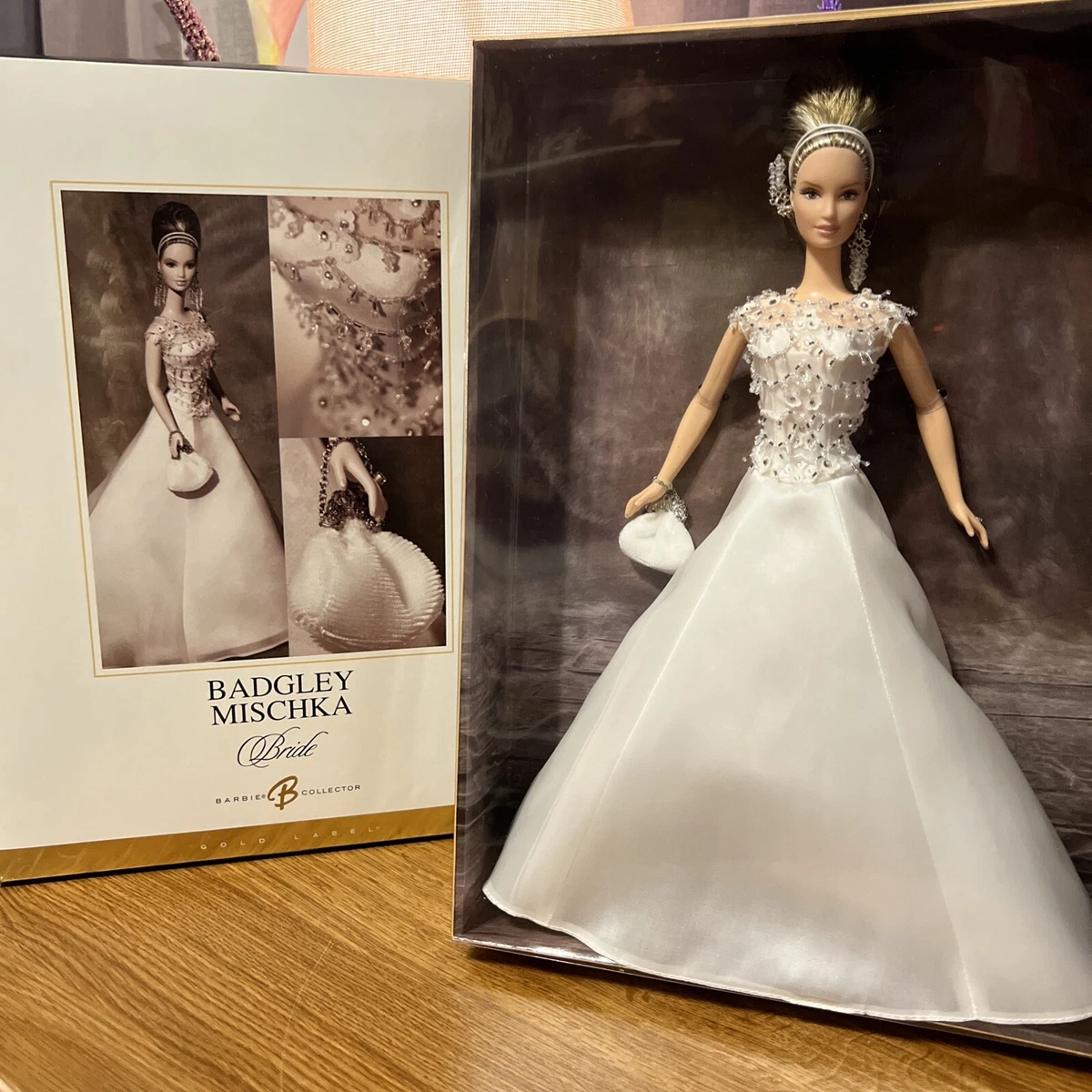 GOLD LABEL BADGLEY MISCHKA BRIDE BARBIE DOLL (MIB)