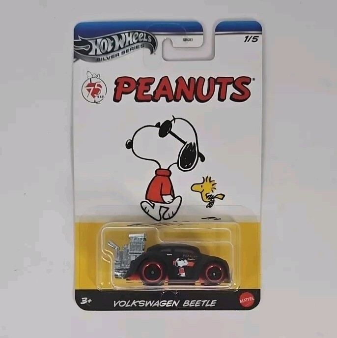 スヌーピー　フォルクスワーゲン クラシカルビートル PEANUTS Amazon.com: Hot Wheels Entertainment Peanuts Snoopy