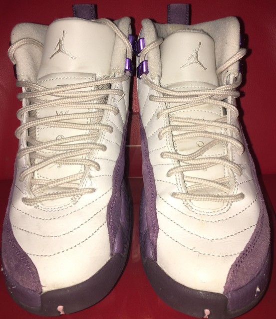 retro 12 purple