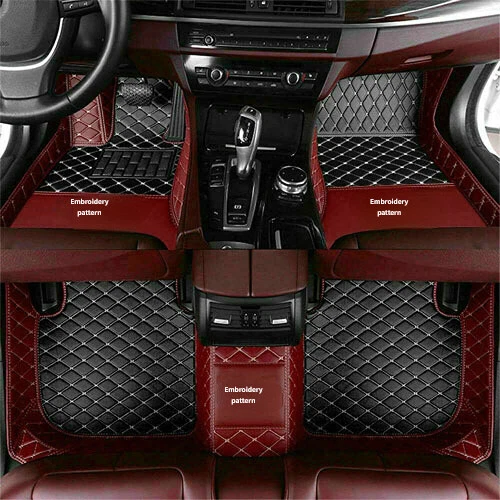 Für Chevy Alle Modelle Luxus Custom Fußmatten Wasserdichte Anti-Rutsch Teppiche - Bild 10 von 34