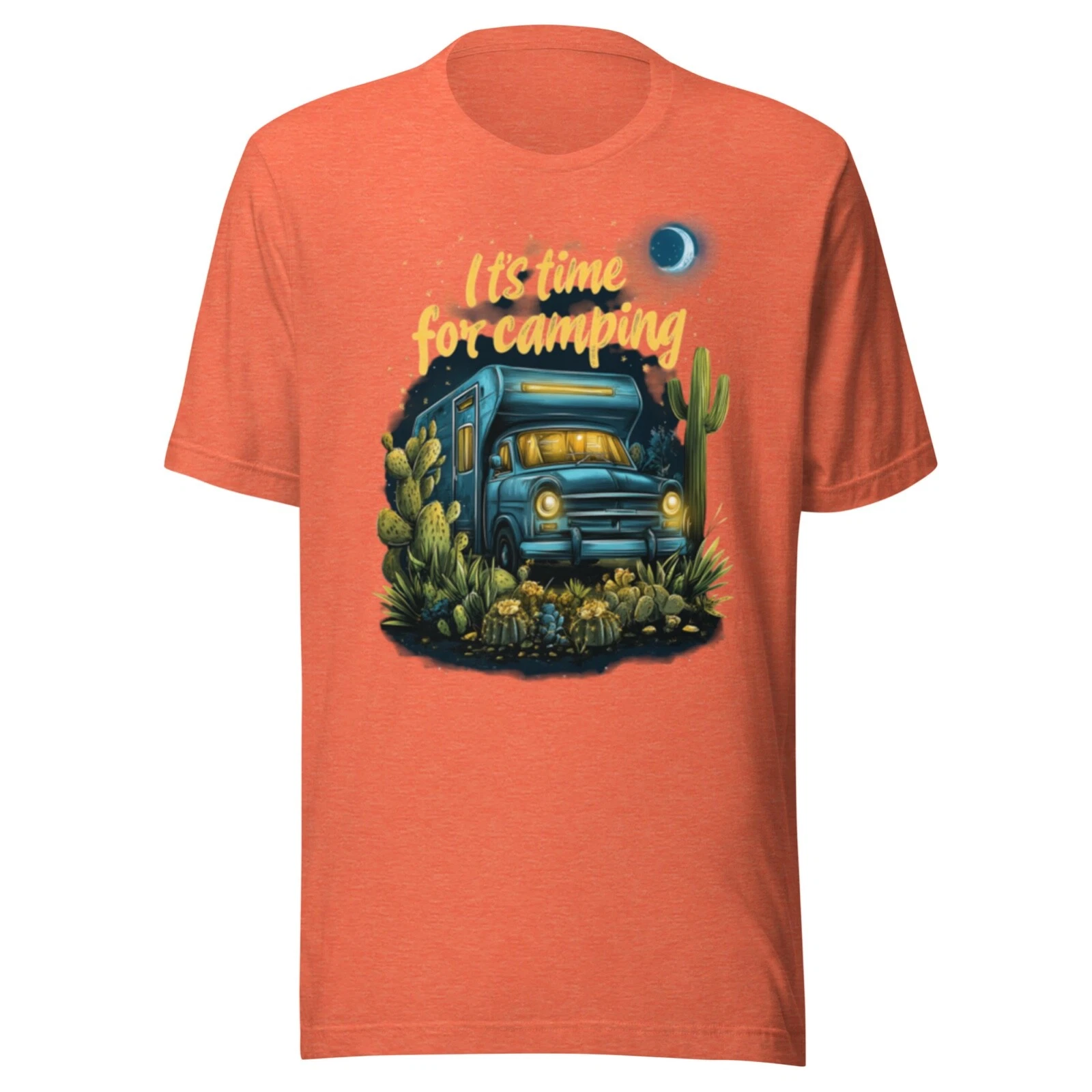 CAMPING SHIRT - TRAVEL RV ROAD TRIP - ORANGE HEATHER - ALL SIZES T-SHIRT
Opens in a new window or ta