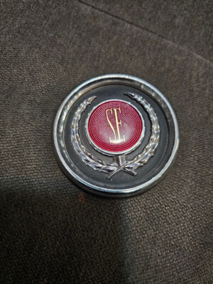 MOPAR DODGE 1975-78 CHARGER SE TRUNK LOCK COVER EMBLEM. clean