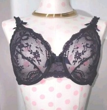 Vintage Victoria's Secret Gold Label Bra 36C Made in USA- NWOT - PURPLE