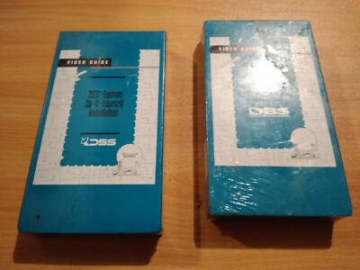 Video Guide DBS DSS System Do-it-yourself Installation VHS Tapes 