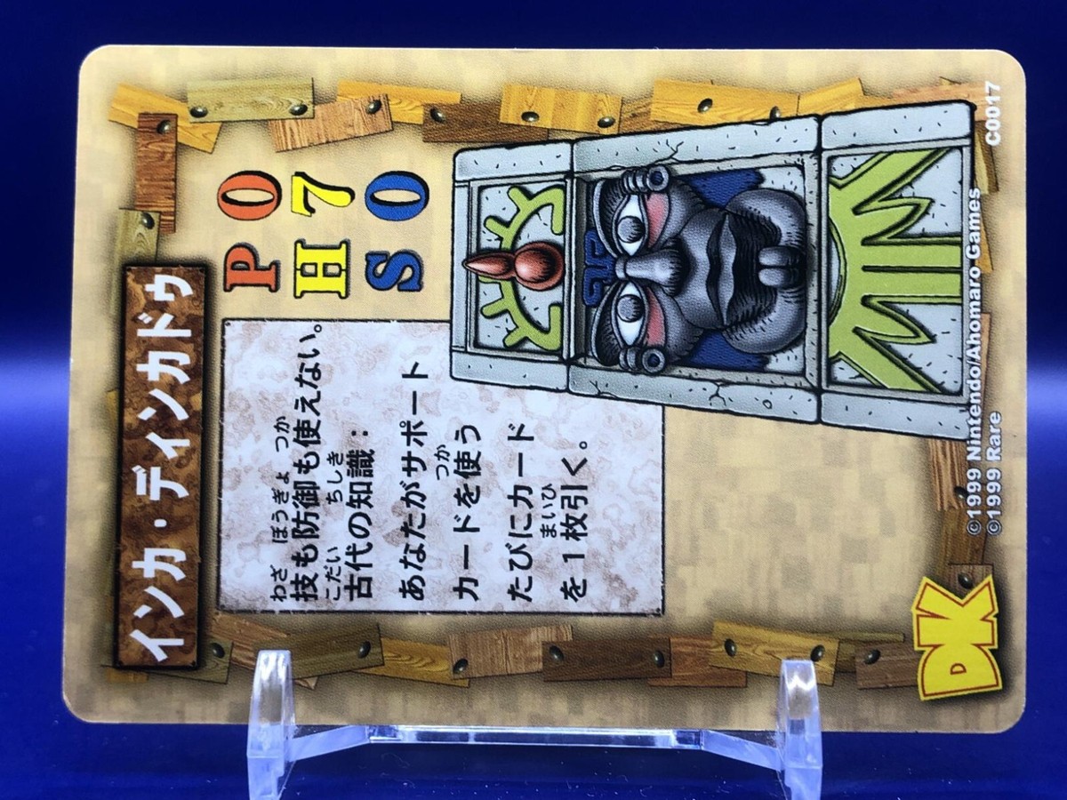 Inka Dinka Doo C0017 Donkey Kong Card Game Nintendo 1999