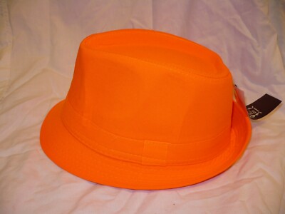 Nollia Unisex Trilby Neon Fedora Hat 