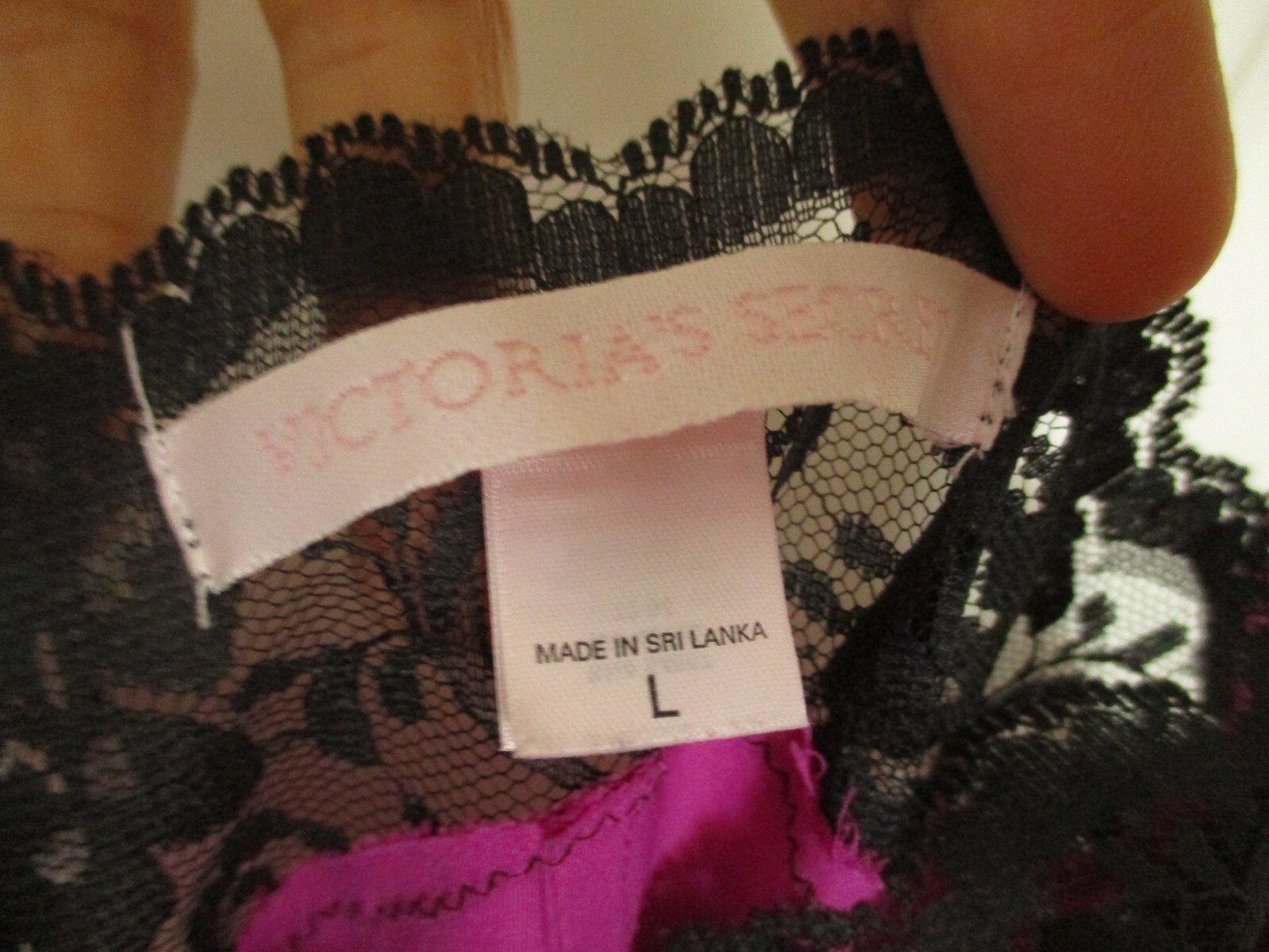 Victoria's Secret Lingerie purple Women's L satin… - image 5