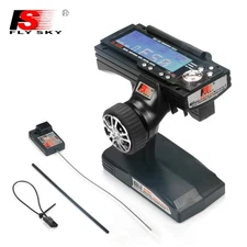 Flysky FS-GT3B 3CH 2.4G RC LCD Radio Control Transmitter w/FS-GR3E Receiver W6H3