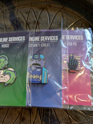 Epic Games Online Services Pins - Set of 3 unopened | eBay