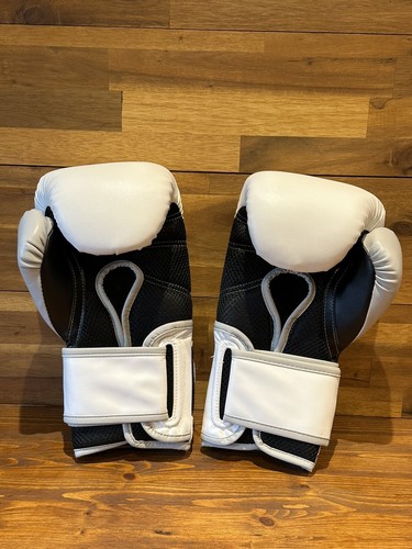 Gants de boxe Everlast Powerlock 12 oz blanc neuf sans emballage extérieur - Photo 4/9