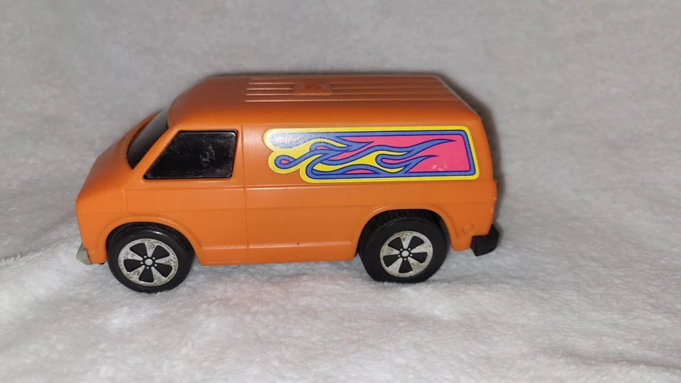 Furgoneta Mattel Power N Speed naranja vintage años 70 rara 1976 Chevy Super Foto 2 de 4