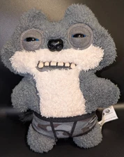Fuggler Zuggler Wolf Creature Grey Plush 9" Camo Underwear Funny Ugly Monster