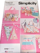 SIMPLICITY Pattern S9670 SEWING ROOM ACCESSORIES 6 Projects New Uncut
