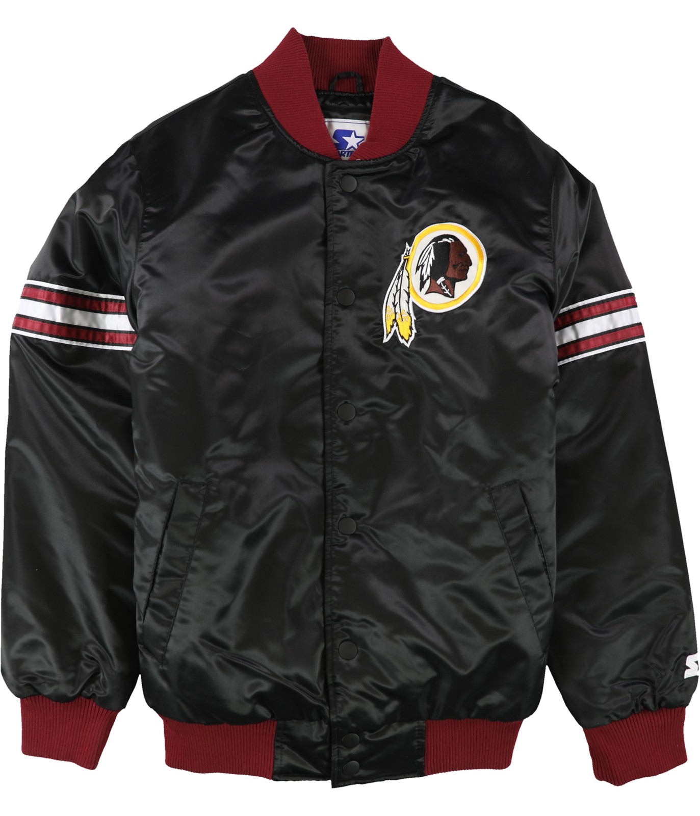 STARTER Mens Washington Redskins Jacket Black Small Regular 26090₽