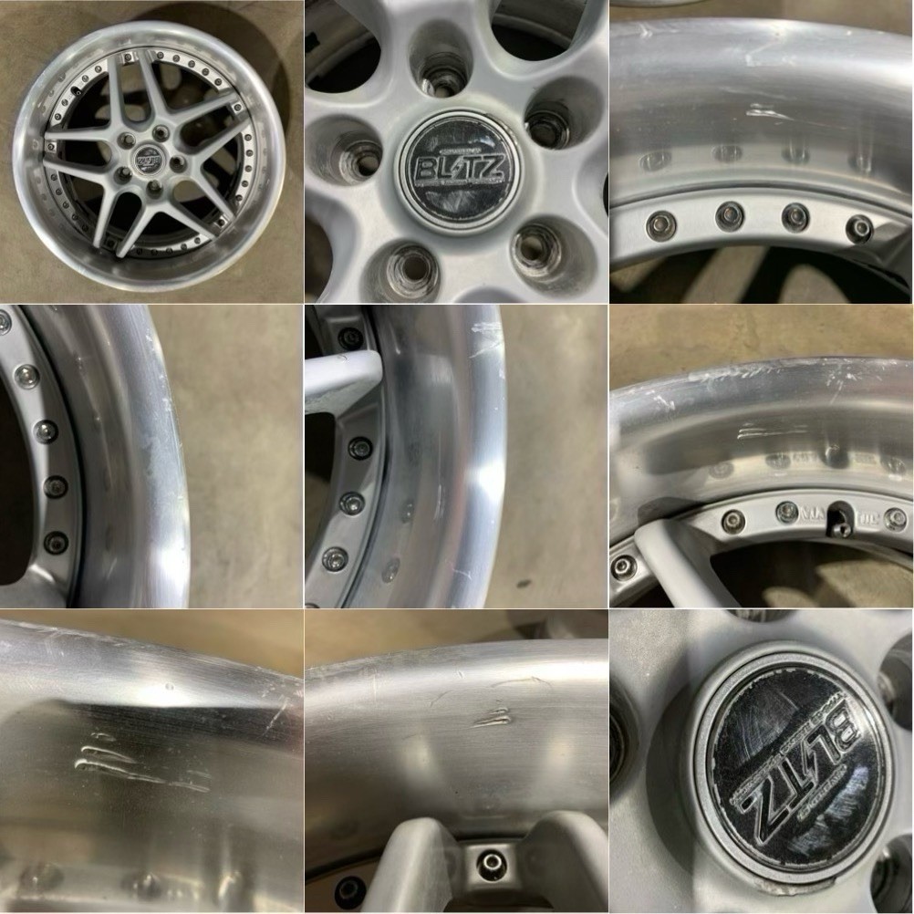Blitz 03 BRW03 Wheels CHROME PLATED 18x10/18x10.5 5x114 Rebuilt