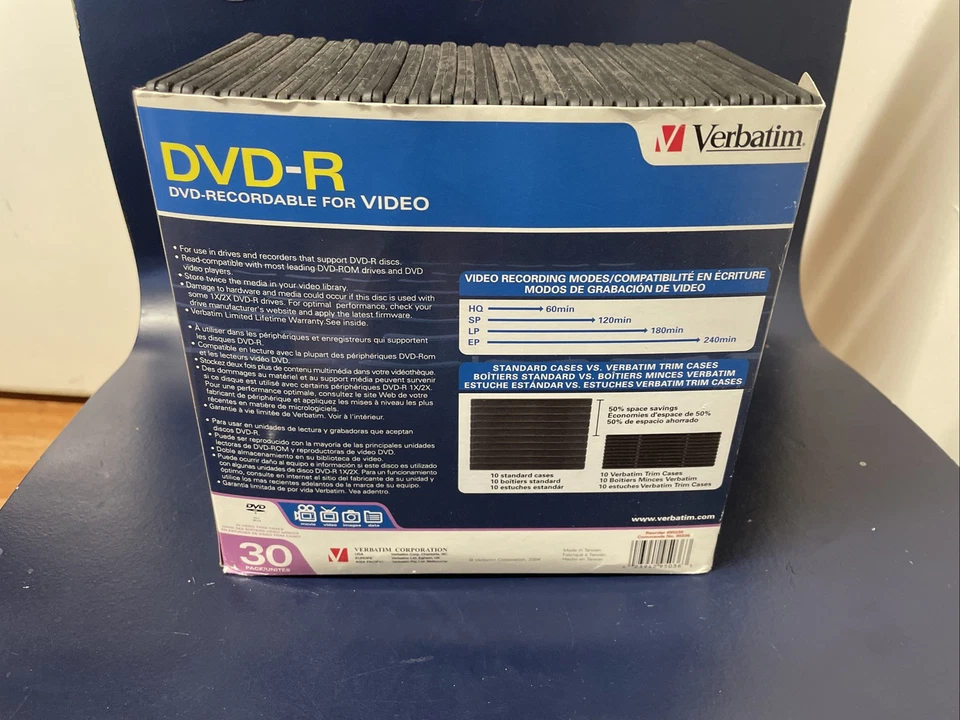 Paquete de 30 DVD-R para video Verbatim Foto 4 de 4