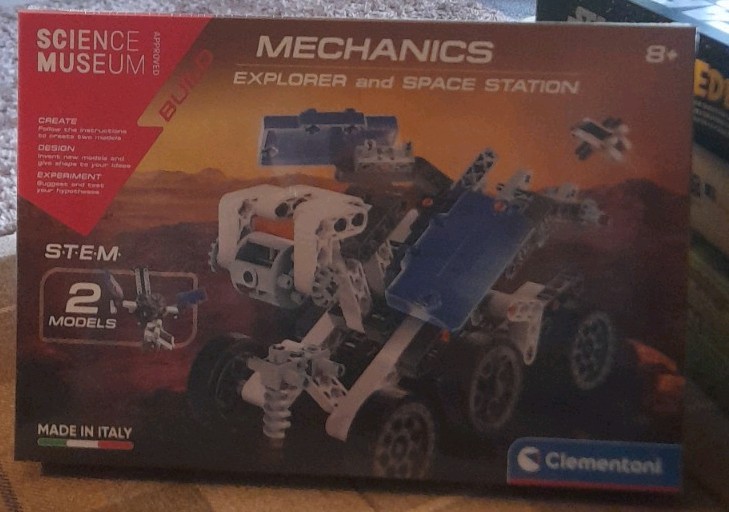 Clementoni Science Museum Mechanics Explorer & Space Station STEM Kit 130pcs 8+