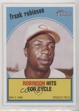 2008 Topps Heritage Baseball Flashbacks Frank Robinson #BF6 HOF 9ca