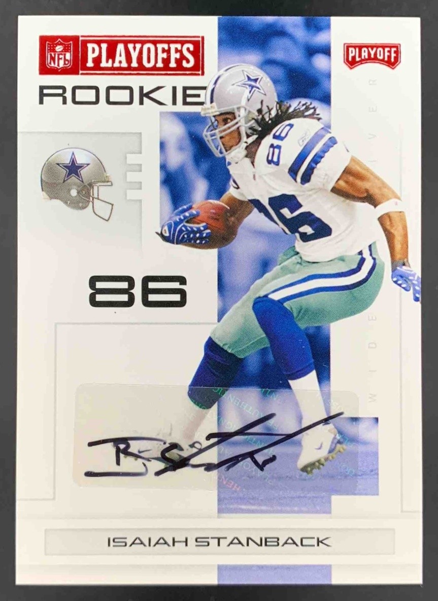 Isaiah Stanback Playoff NFL Playoffs #168 Signature-Red