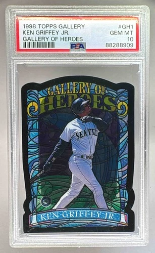 88288909 Ken Griffey Jr 1998 Topps Gallery #GH1 of Heroes PSA 10