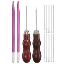 Doll Hair Rooting Holders Tool, 0.8mm Rerooting Knitting Needles, Purple